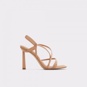 Beige Aldo Amilia Strappy heeled sandal | 142807-SAG