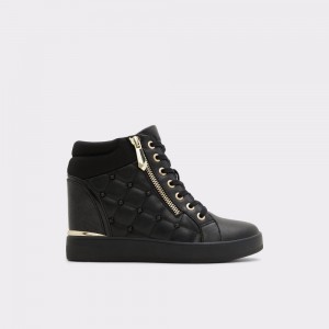 Black Aldo Ailannah High top sneaker - Wedge heel | 278164-MBF