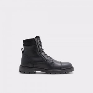 Black Aldo Caleseth Lace-up boot | 480612-JMV