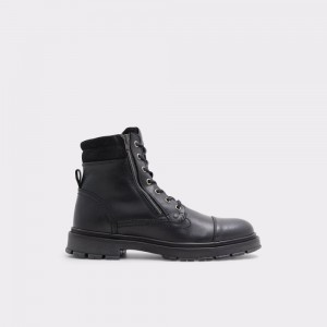 Black Aldo Caleseth Lace-up boot | 618237-YMU