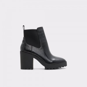 Black Aldo Chetta Chelsea boot - Lug sole | 869130-KUQ