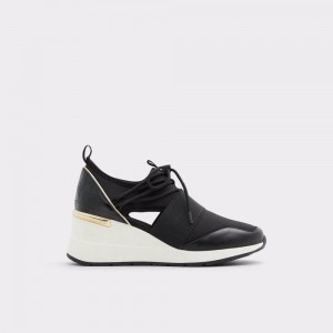 Black Aldo Chiara Sneaker - Wedge heel | 891645-UBI