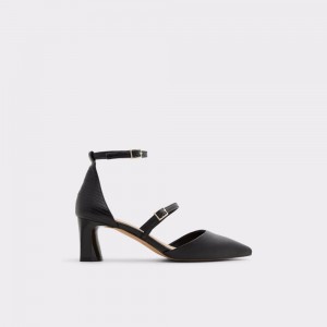 Black Aldo Collette Strappy heeled shoe | 124089-ZHF