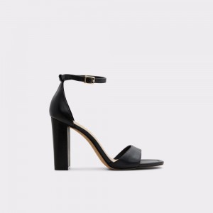 Black Aldo Enaegyn Ankle strap heeled sandal - Cup sole | 597468-BZF