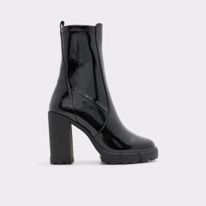 Black Aldo Ilanna Ankle boot - Lug sole | 819742-YIU