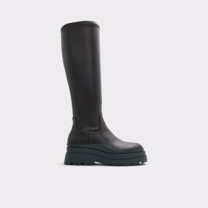 Black Aldo Majorr Knee-high boot - Lug sole | 632495-QKM