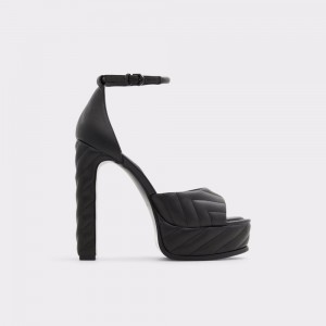 Black Aldo Milena Ankle strap heeled sandal - Plateforme | 098375-EJB