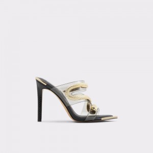 Black Aldo Najash Strappy heeled sandal - Stiletto heel | 591304-VCZ