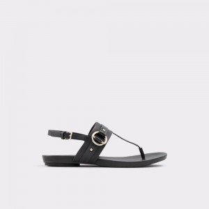 Black Aldo Pandra Thong sandal | 670521-XAM