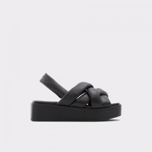 Black Aldo Phoebie Sling back sandal - Platform | 049632-OAM