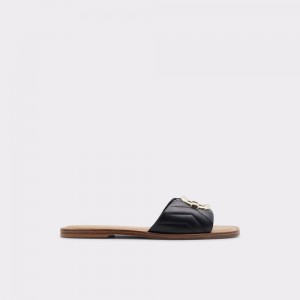 Black Aldo Qelajar Slide sandal | 517298-XTR