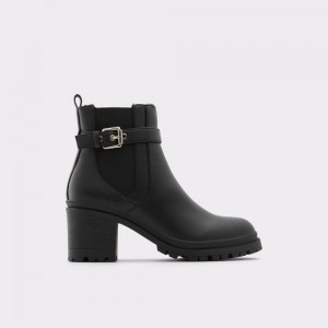 Black Aldo Qimas Chelsea boot - Lug sole | 184950-BYU