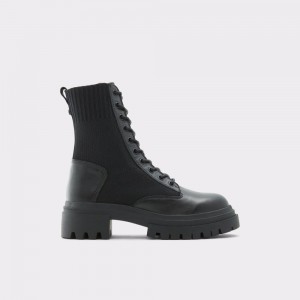 Black Aldo Reflow Combat boots - Lug sole | 317642-AQY