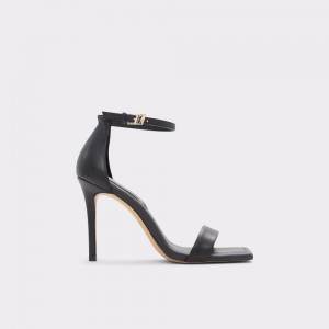 Black Aldo Renza Ankle strap heeled sandal - Stiletto heel | 357014-NRF