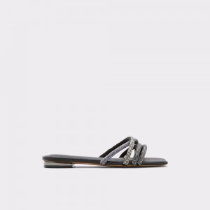 Black Aldo Rossie Slide sandal | 189620-NSG