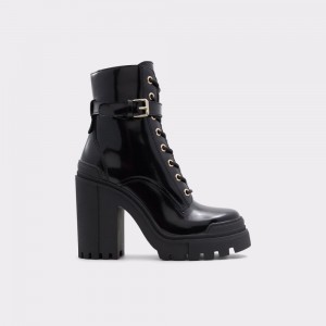 Black Aldo Uplift Combat boots - Lug sole | 486120-IVE