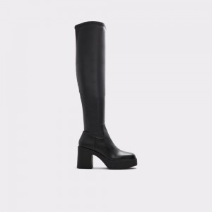 Black Aldo Upscale Over-the-knee boot - Lug sole | 675394-SQR