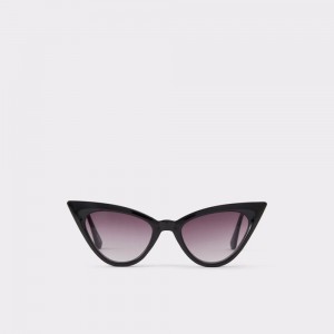 Black / Gold Aldo Elirawan Cat eye sunglasses | 631874-FSM