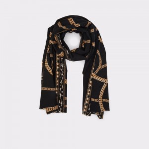 Black / Gold Aldo Enobadanten Scarf | 306851-BMG