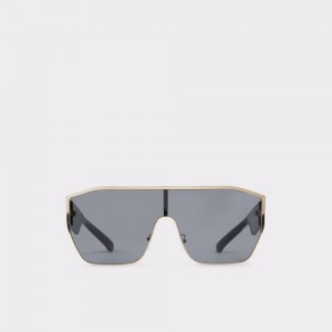 Black / Gold Aldo Faletha Shield sunglasses | 453102-UKX