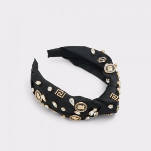 Black / Gold Aldo Sovran Headband | 610358-RDG