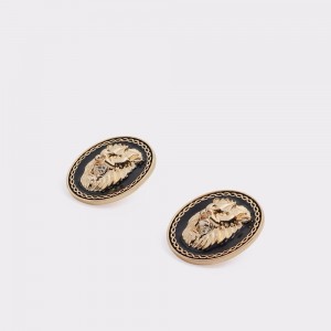 Black / Gold Aldo Wigolla Button earrings | 798031-SXB