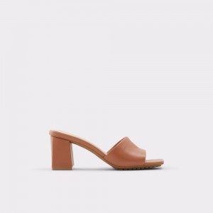 Brown Aldo Velalith High heel sandal - Block heel | 180456-QYI