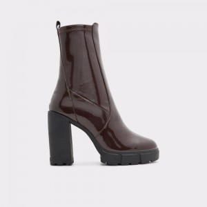 Dark Brown Aldo Ilanna Ankle boot - Lug sole | 413580-WZM