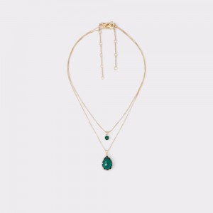 Dark Green Aldo Beauceronee Necklace | 365491-XQC