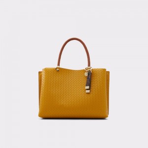 Dark Yellow Aldo Crirathaax Tote bag | 058923-VBI