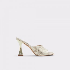 Gold Aldo Selah Heeled mule | 638092-SGL