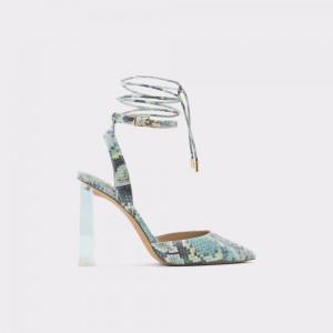 Light Green Aldo Tilah Strappy heeled shoe | 769341-JMY