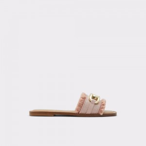 Light Pink Aldo Fringie Slide sandal | 482105-XWV