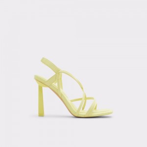 Light Yellow Aldo Amilia Strappy heeled sandal | 245978-BIH