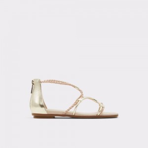 Metal Aldo Oceriwenflex Strappy flat sandal | 485016-XVQ