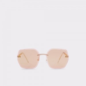 Rose Gold Aldo Yeranna Rectangle sunglasses | 326074-VYT