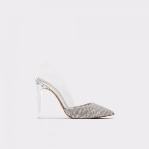 Silver Aldo Violetta High heel shoe | 381407-YUQ