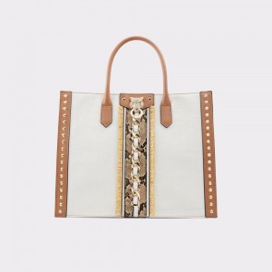 White Aldo Abomastraw Tote bag | 975016-GFS