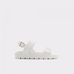 White Aldo Hailey Flat sandal - Lug sole | 604837-HSF