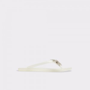 White Aldo Kahala Flat sandal | 275039-GTO