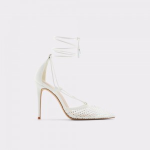 White Aldo Ladanten Strappy heeled shoe | 130625-TMX