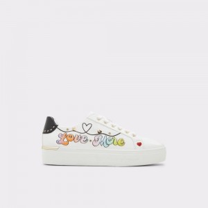 White Aldo Lovemore Low top sneaker | 162375-DIW