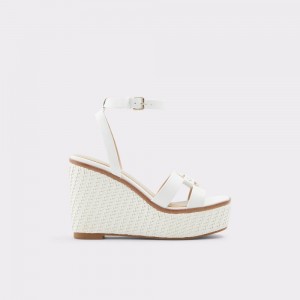 White Aldo Onan Wedge sandal - Wedge heel | 510739-WIH