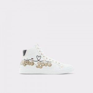 White Aldo Toplove High top sneaker | 140268-IKZ