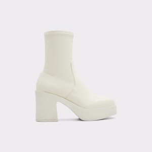 White Aldo Upstep Ankle boot | 542916-SMH