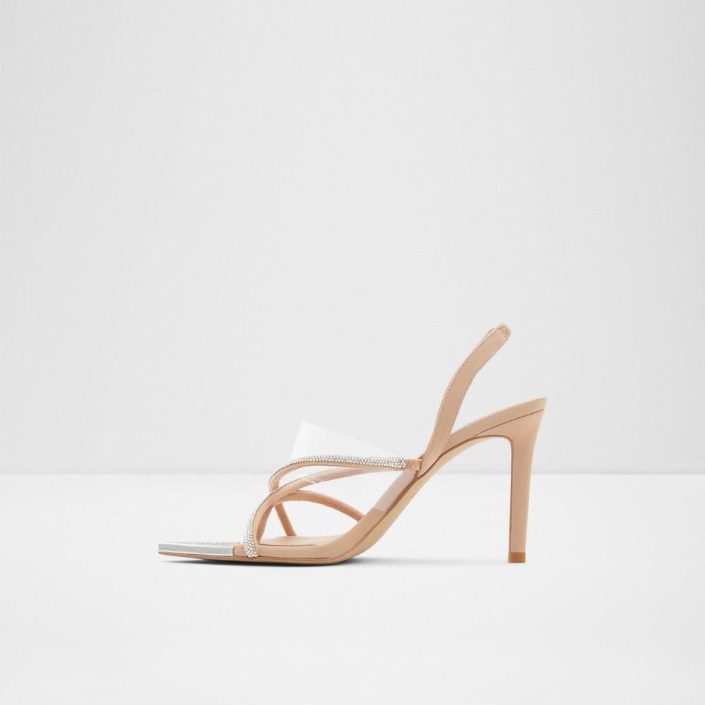 Beige Aldo Aabelle Strappy high heel sandal - Stiletto heel | 907624-ZTR