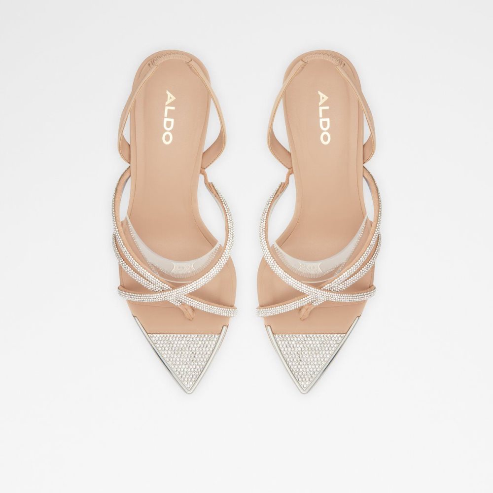 Beige Aldo Aabelle Strappy high heel sandal - Stiletto heel | 907624-ZTR