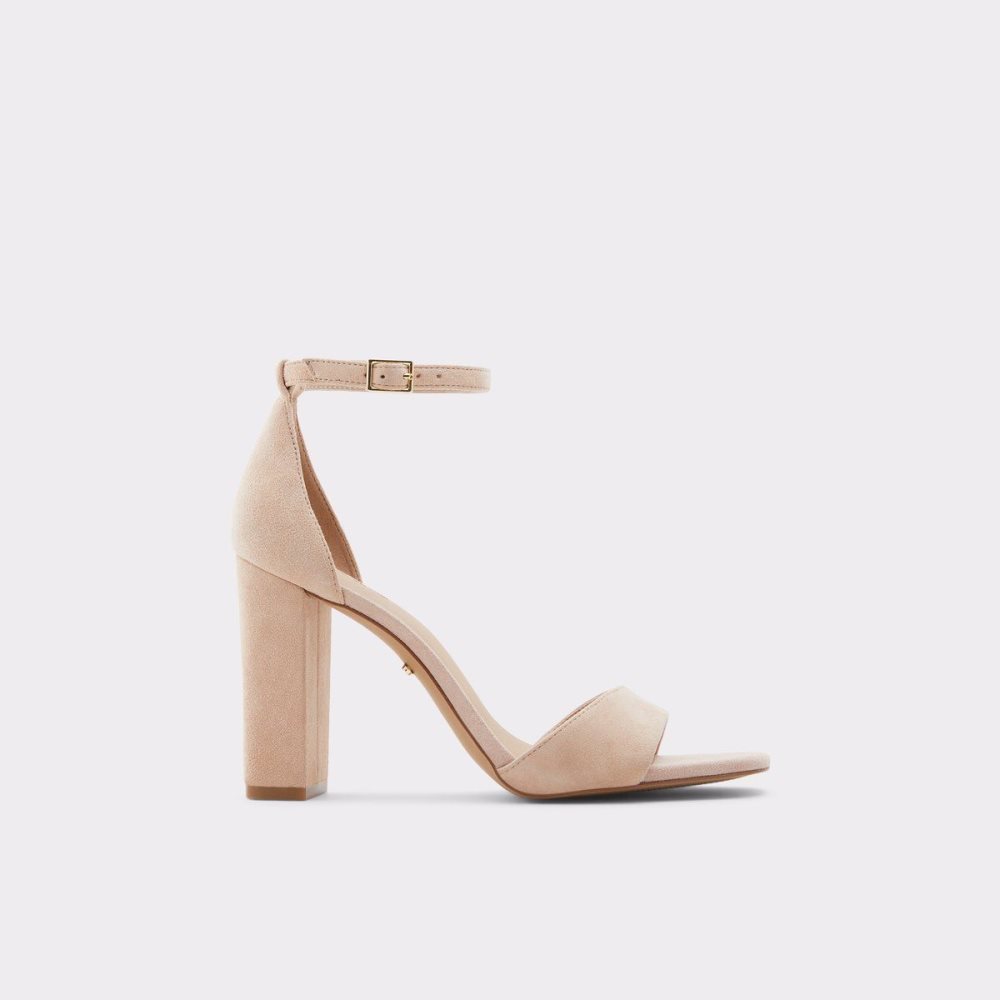 Beige Aldo Enaegyn Ankle strap heeled sandal - Cup sole | 736850-JOT