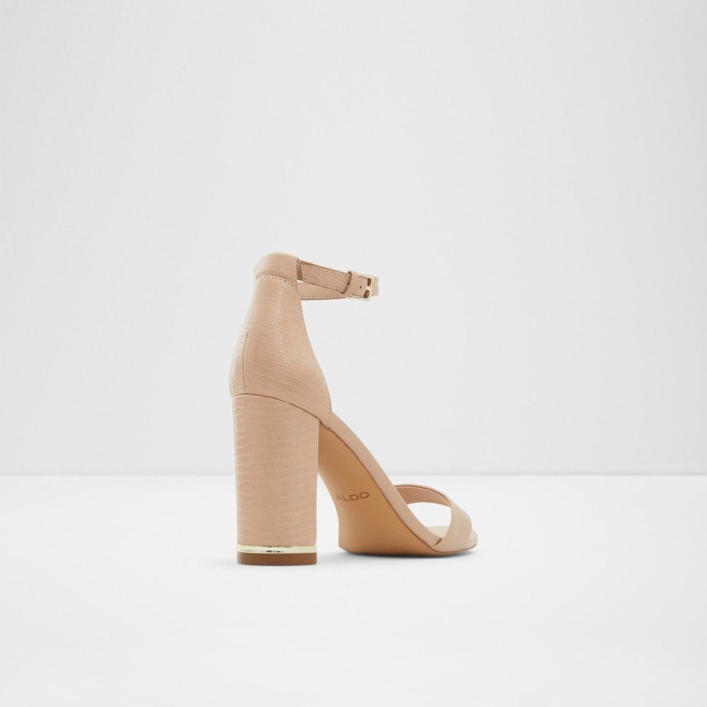 Beige Aldo Frilajan High heel sandal - Block heel | 603415-YHT