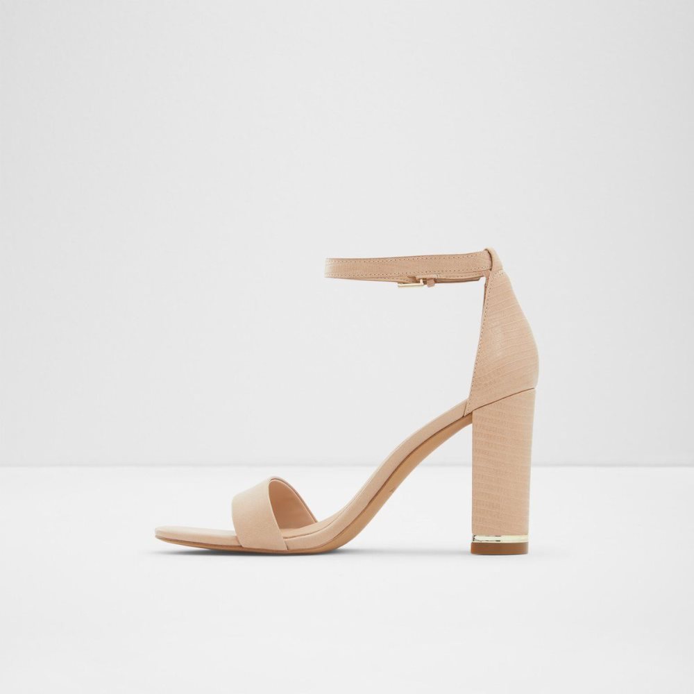 Beige Aldo Frilajan High heel sandal - Block heel | 603415-YHT